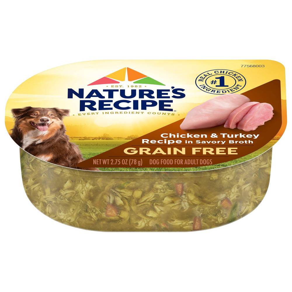 Nature's Recipe Prime Blends Chicken & Turkey Wet Dog Food (2.75 oz)