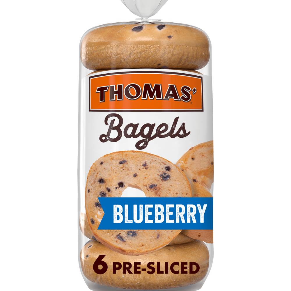 Thomas' Blueberry Bagels (6 ct) (1.25 lbs, 6 ct)