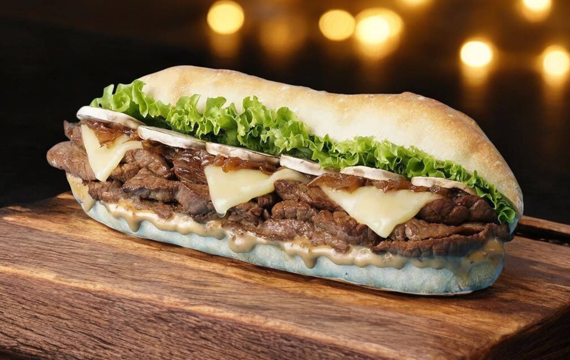 🧄 Menu Sandwich Steak Boursin