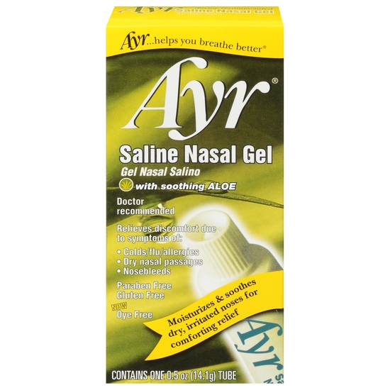 Ayr Saline Nasal Gel With Soothing Aloe (0.5 oz)