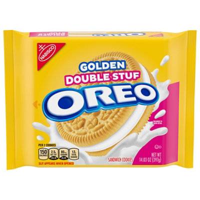 Oreo Golden Double Stuf Sandwich Cookies (14.03 oz)