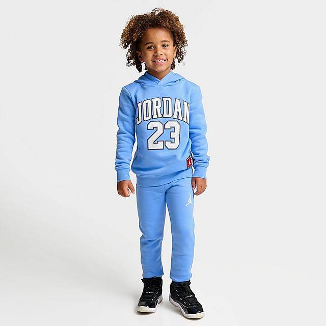 Little Kids' Jordan Jersey Hoodie And Jogger Pants Set (4)