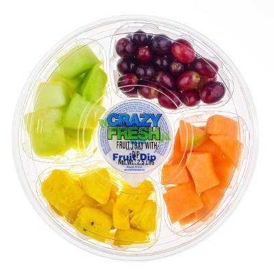 Crazy Fresh Cut Fruit Tray with Dip - 2.5lb