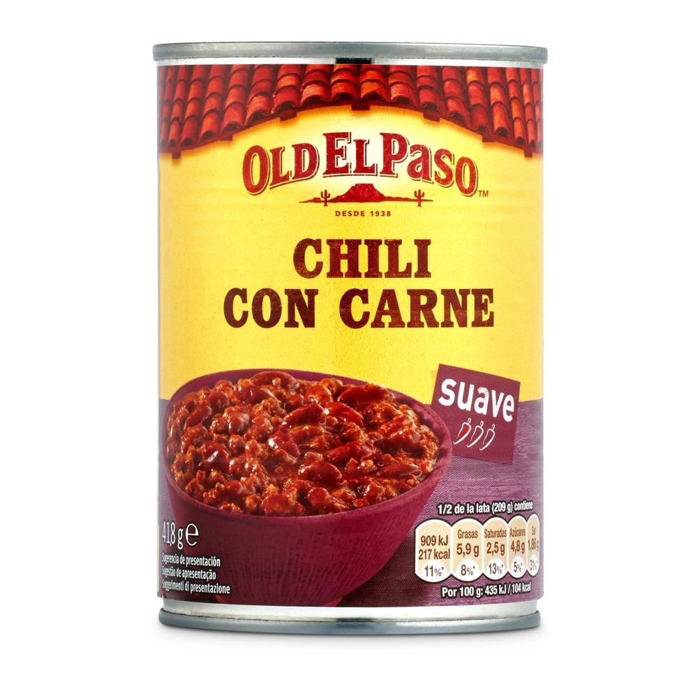 Chili Con Carne Old El Paso Lata 418 G