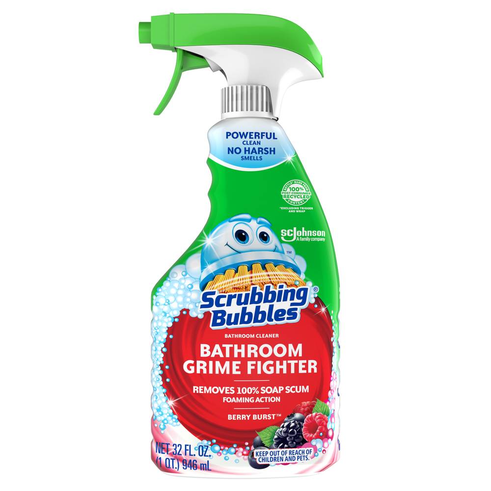 Scrubbing Bubbles Bathroom Grime Fighter, Berry Burst (32 fl oz)