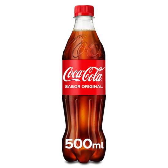 Refresco de cola clásica Coca-Cola botella 500 ml