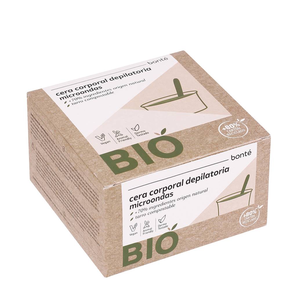 Cera Depilatoria Microondas Corporal Bonté Bio 300 gr