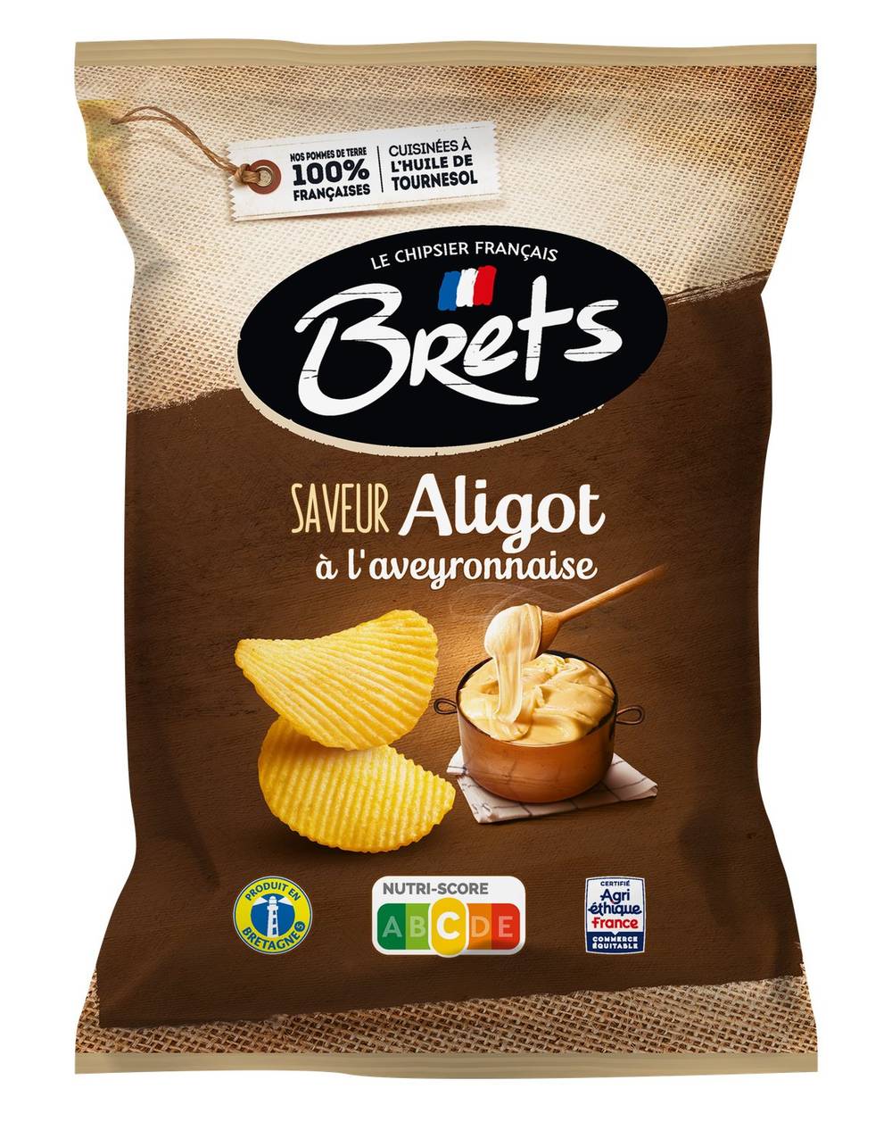 Bret's - Les chips, aligot à l'aveyronnaise (125g)