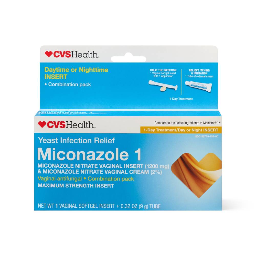 Cvs Health Miconazole 1 Combination Pack