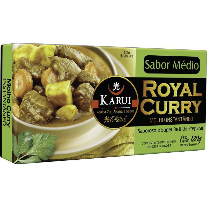 Karui caldo instantâneo royal curry sabor médio