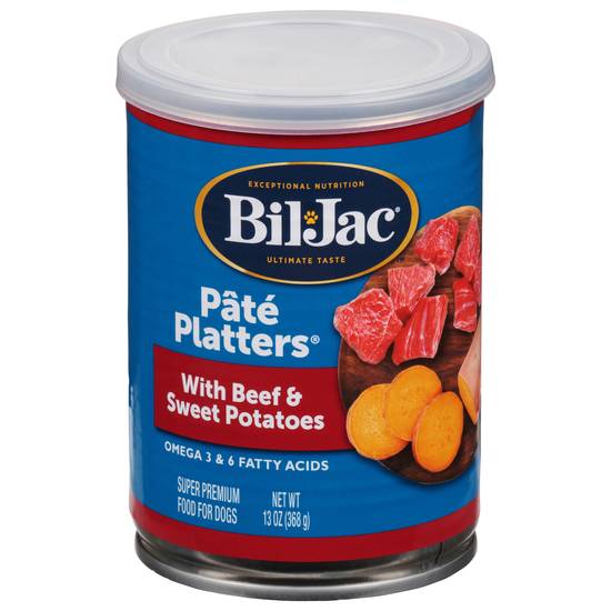 Bil-Jac Pã¢Tã Platters With Beef & Sweet Potatoes