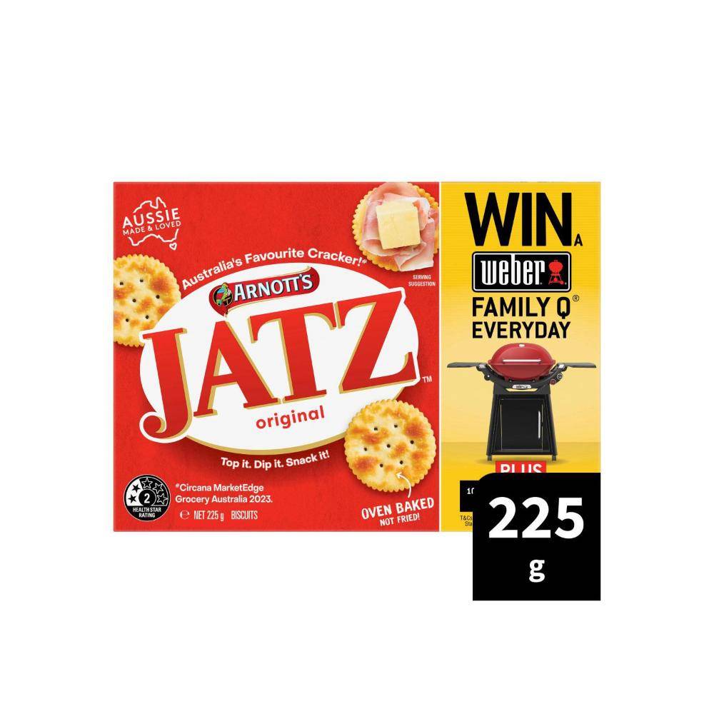 Arnott's Jatz Original Biscuits Crackers (225g)