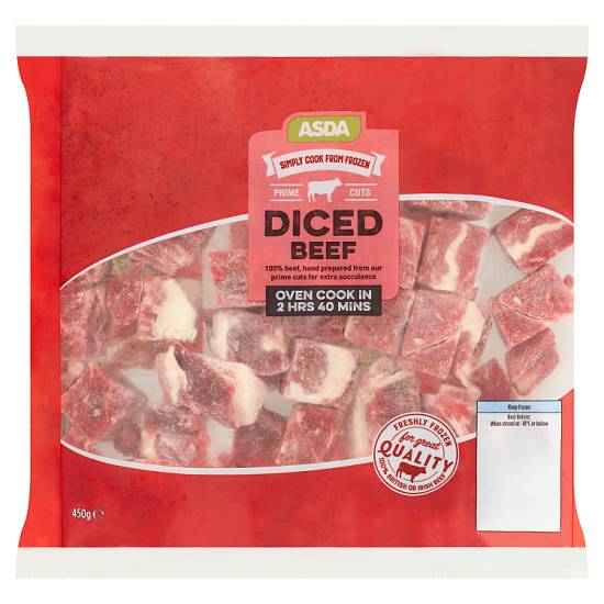 ASDA Diced Beef (450g)