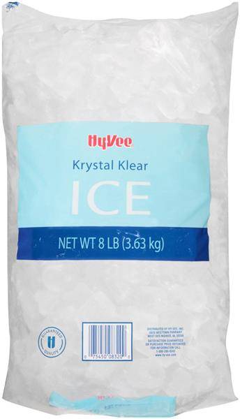 Hy-Vee Krystal Klear Ice (8 lbs)