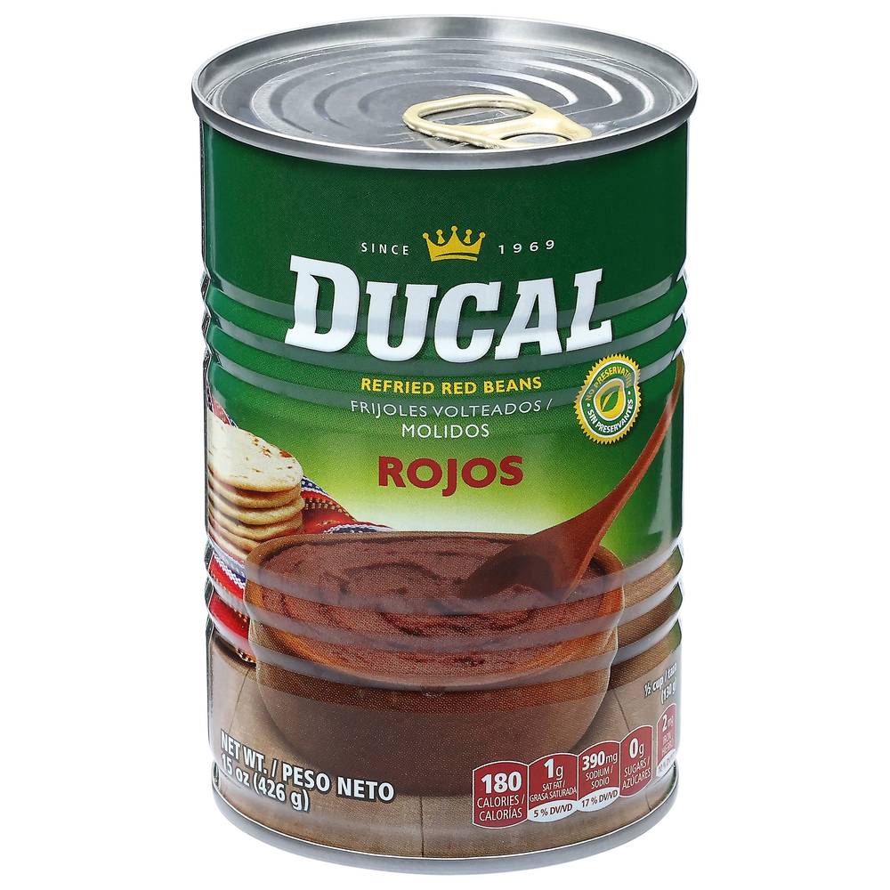 Ducal Refried Red Beans (15 oz)