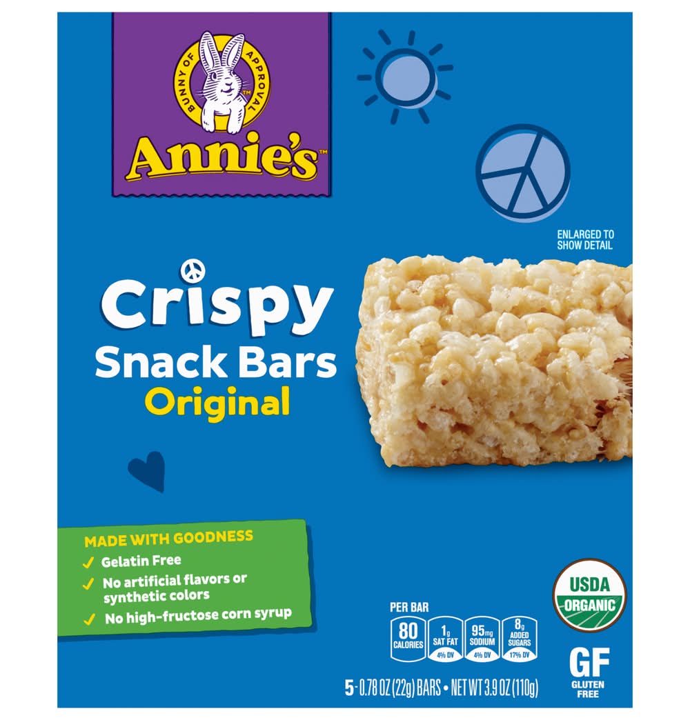 Annie's Original Crispy Snack Bars (3.9 oz, 5 ct)