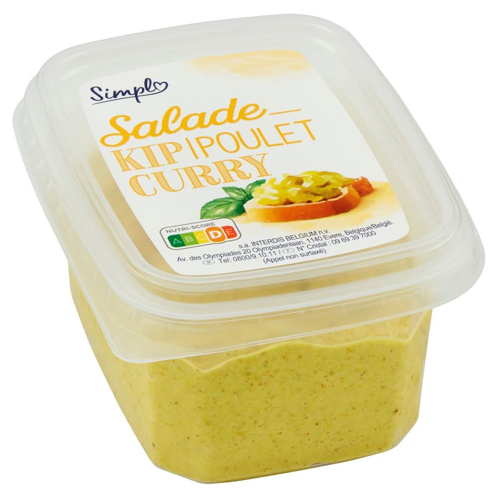Simpl Salade Poulet Curry 250 g