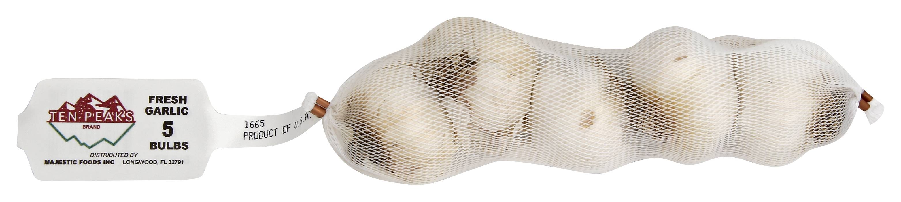 Ten Peaks Brand Garlic