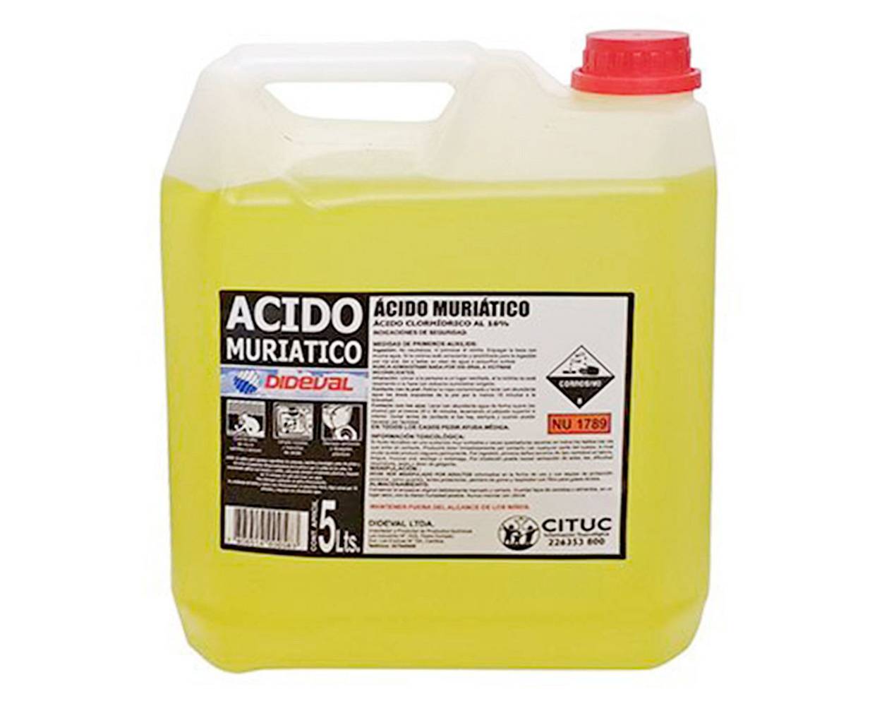 Dideval acido muriatico (5 litros)