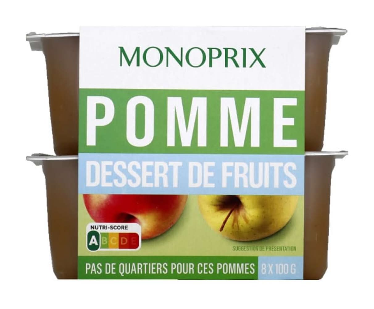 Monoprix - Dessert de fruits, pomme (8)
