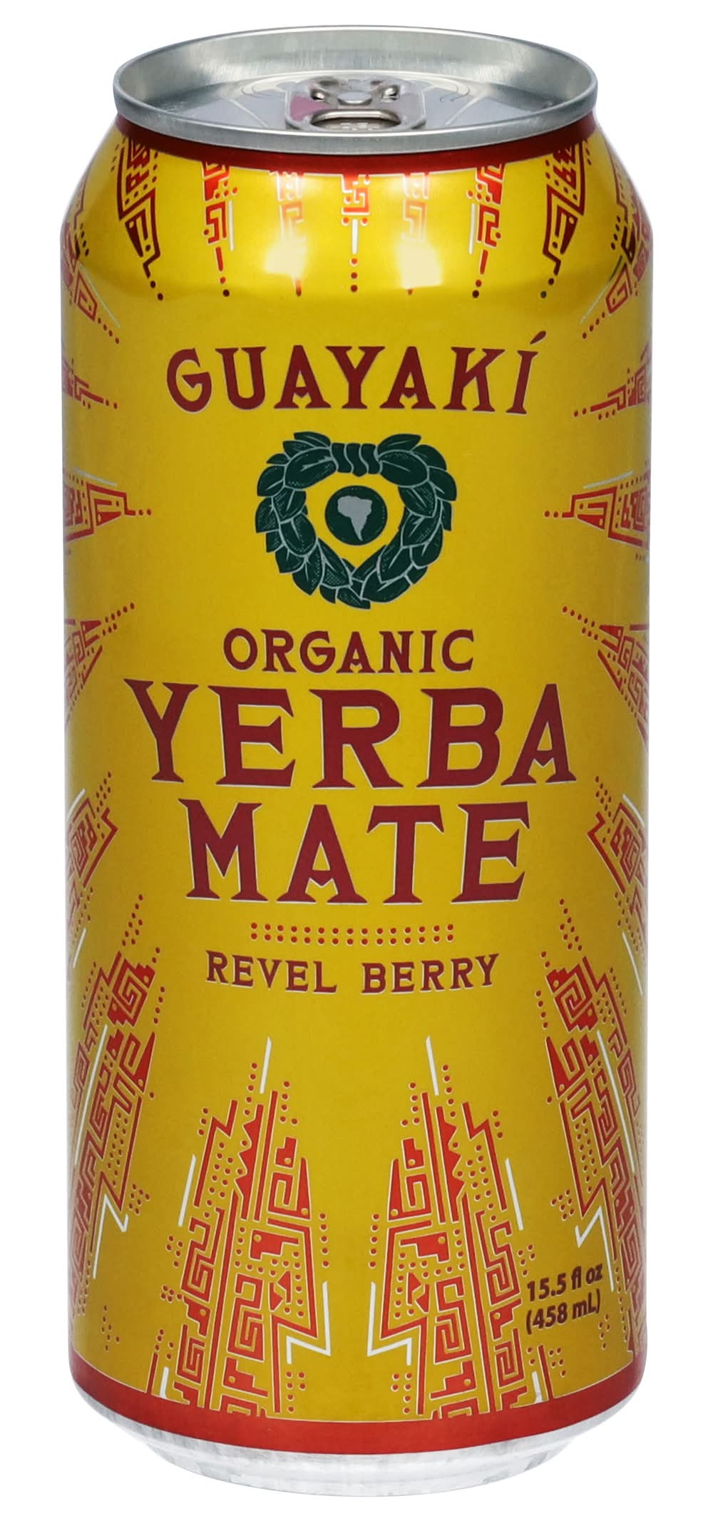 Yerba Madre Organic Yerba Mate Energy Drink, Revel Berry (15.5 fl oz)