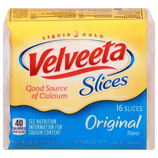 Velveeta Original Flavor Cheese Slice