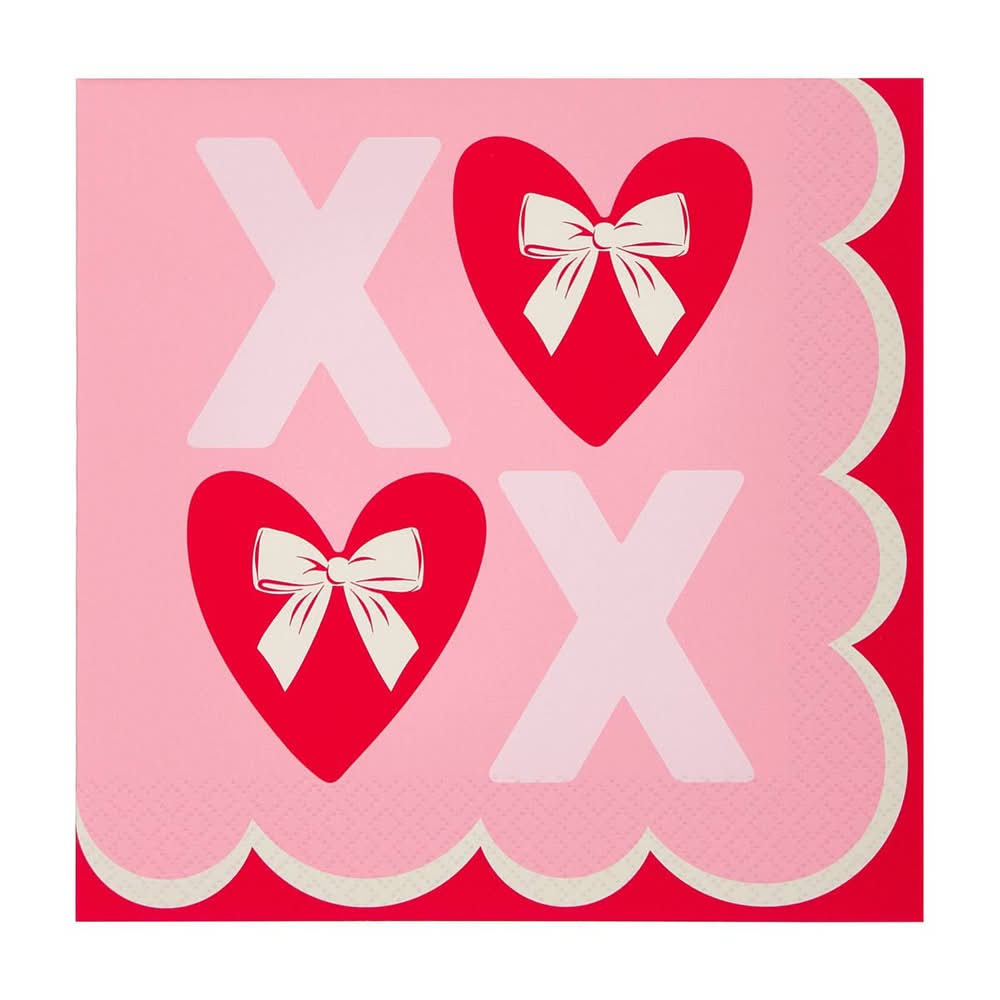 Valentine'S Day Xoxo Lunch Napkins 1 Ct