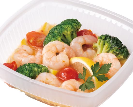 （ソースのみ・麺なし）エビとブロッコリーのペペロンチーノ　～レモンバター風味～　(Sauce only)Spaghetti Aglio e Olio with Shrimp and Broccoli　- Lemon Butter Flavor-