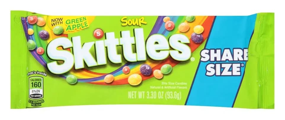 Skittles Sour Share Size Candy