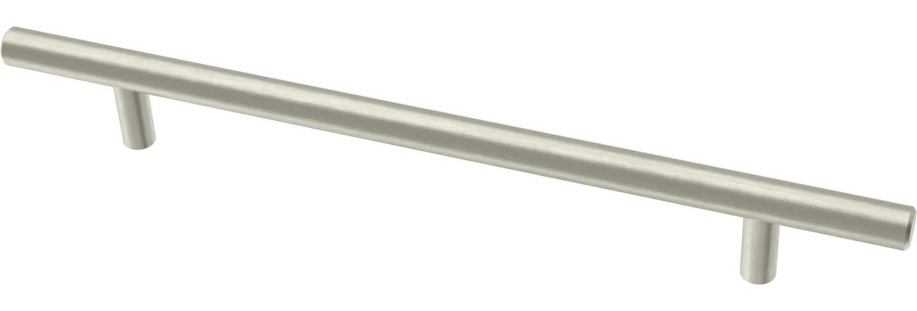 Origin 21 Axel 7-9/16-in , 192mm Center to Center Solid Stainless Steel Cylindrical Bar Drawer Pull