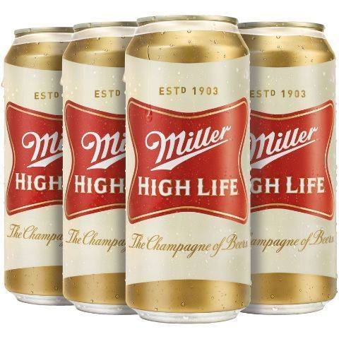 Miller High Life 6 Pack 16oz Can