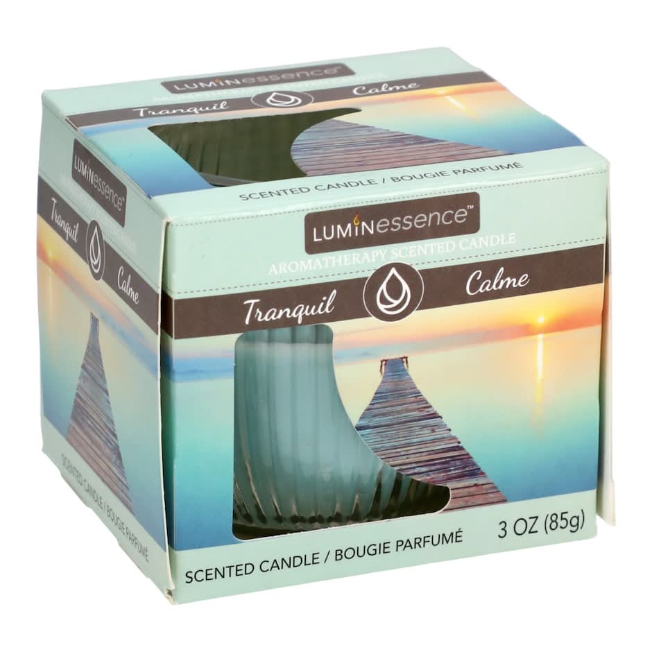 Luminessence Aromatherapy Mason Jar Candles, Tranquil (3 oz)