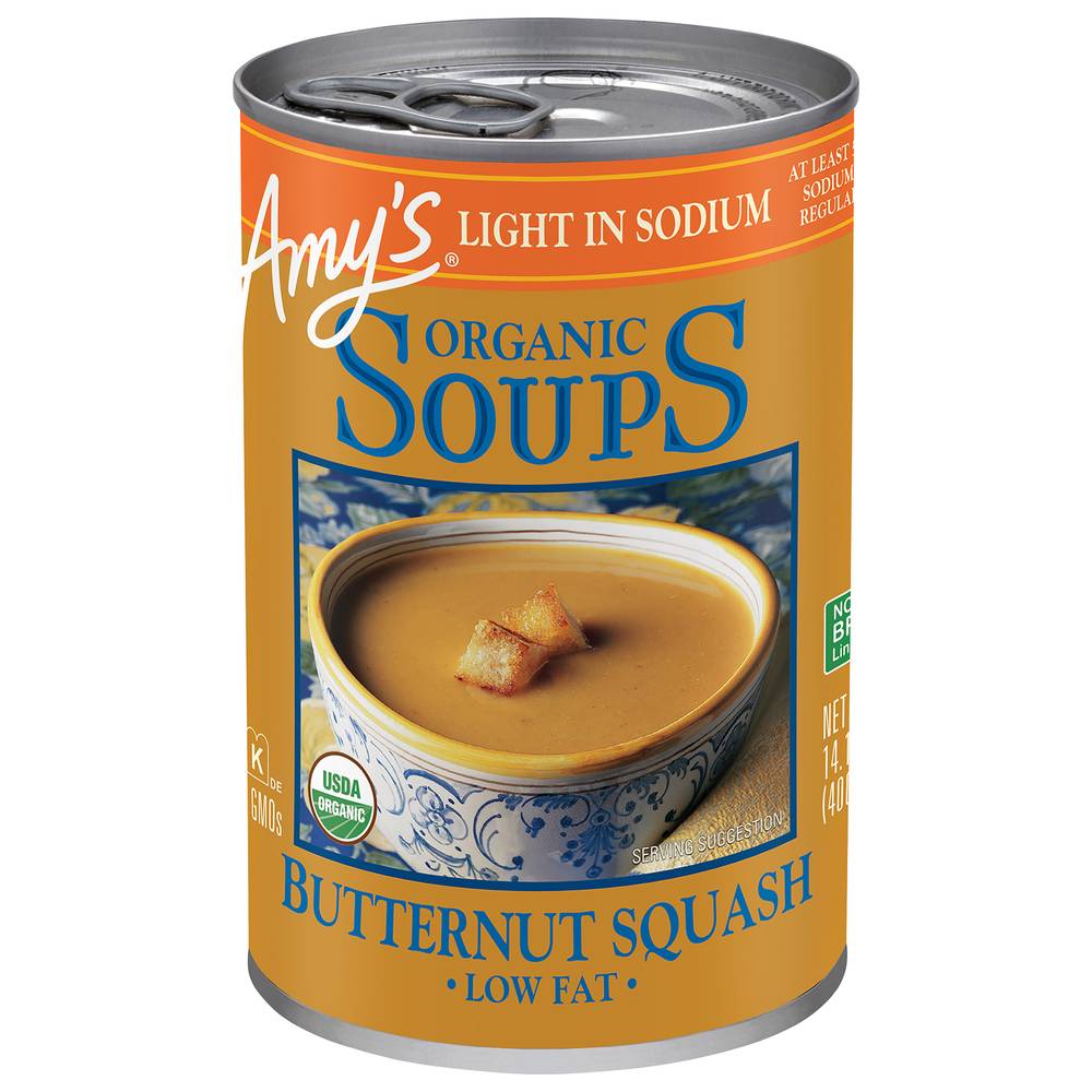 Amy's Organic Soups Low Sodium & Fat Butternut Squash Soup (14.1 oz)