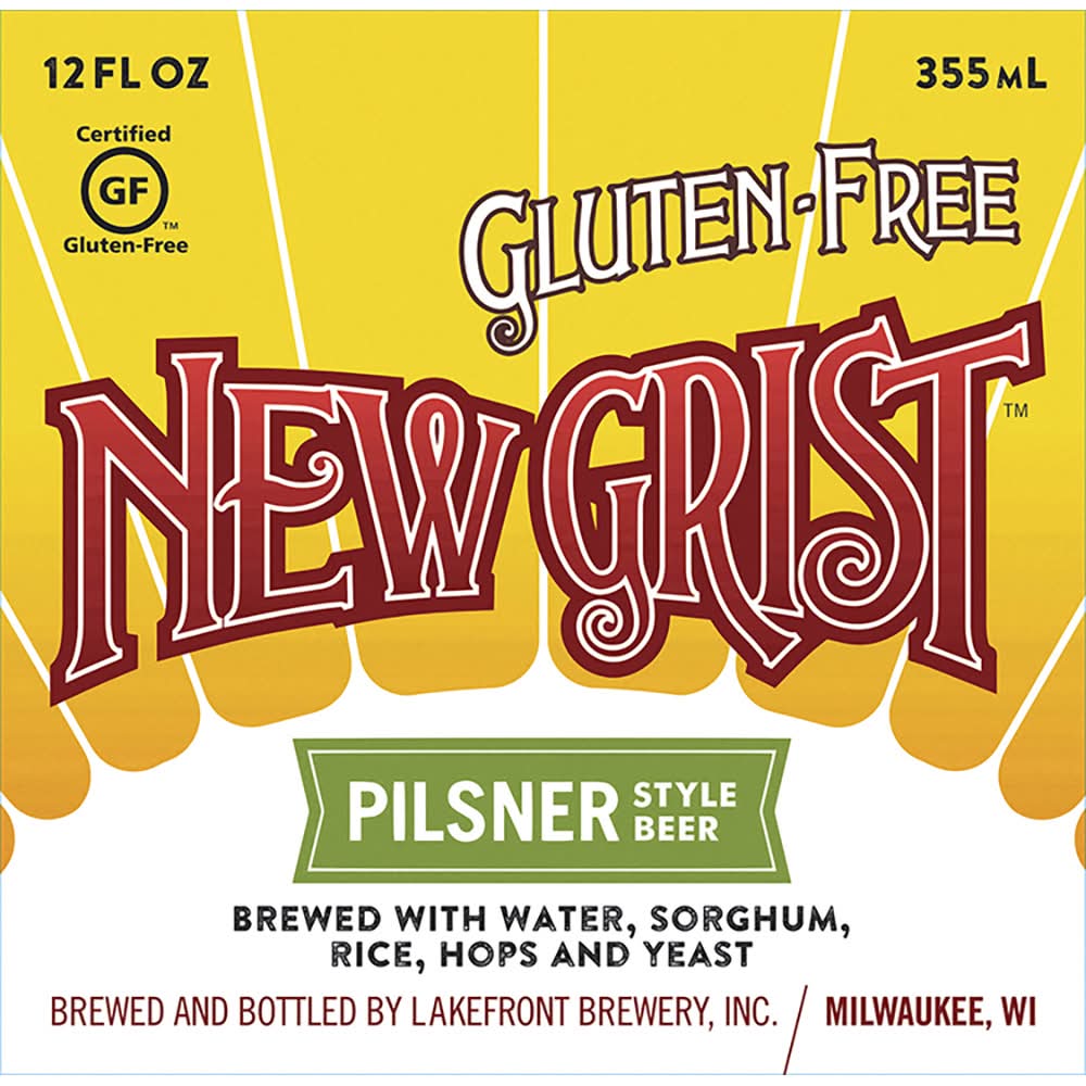 Lakefront Brewery New Grist Pilsner Style Beer (12 fl oz)