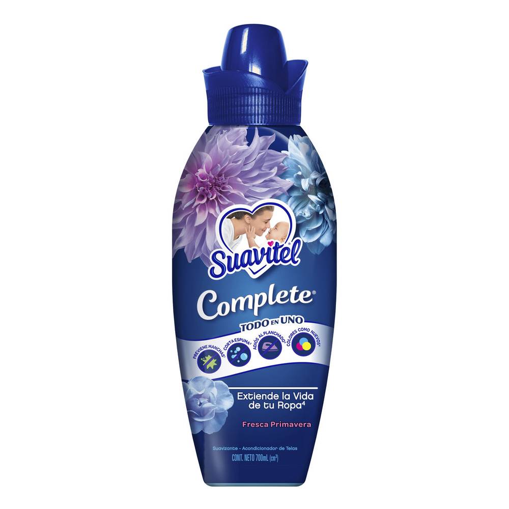 Suavitel · Complete suavizante acondicionador de telas todo en uno, fresca primavera (800 ml)