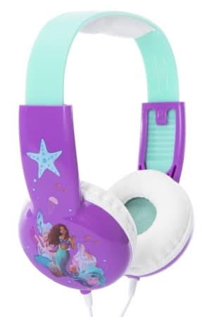Disney The Little MermaidTheatrical Release Kid-Safe Headphones With Mic