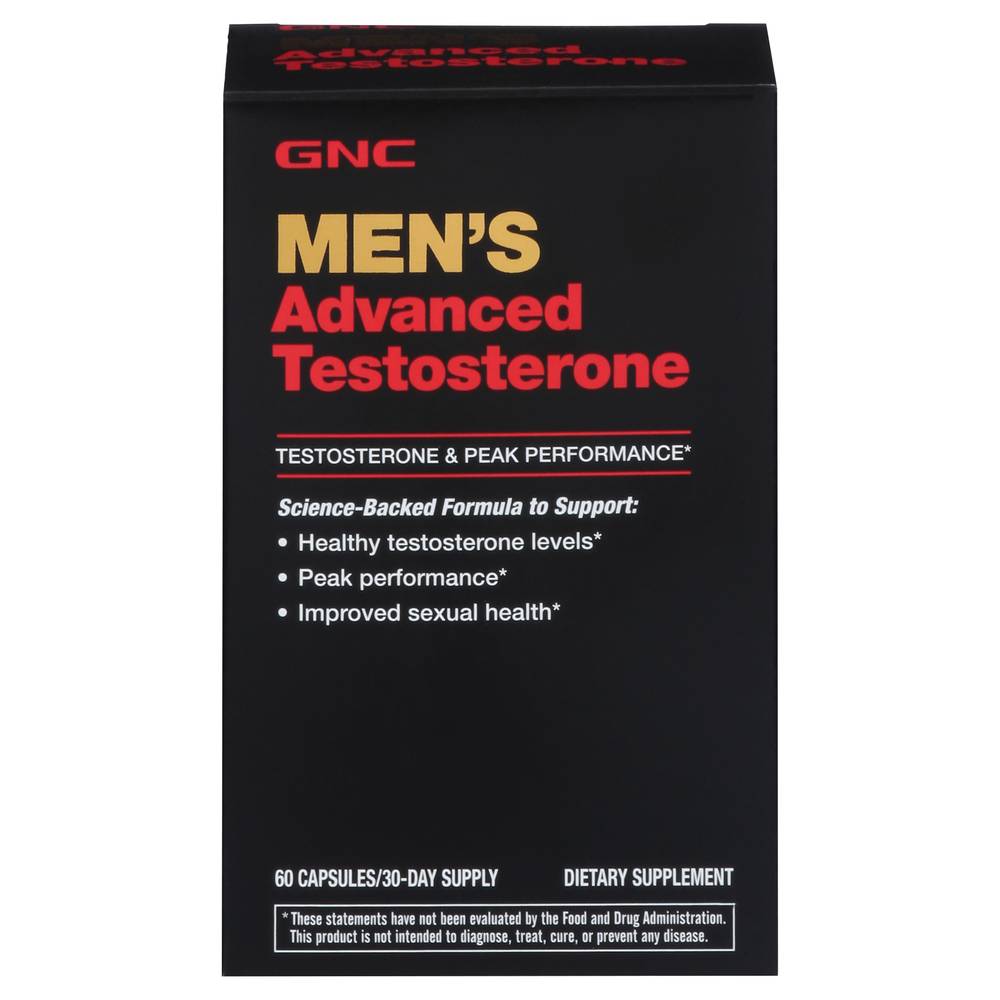 GNC Men's Advanced Testosterone Dietary Supplement