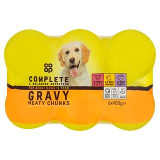 Co-op Meaty Chunks in Gravy Selection + 1 Year 6 x 400g