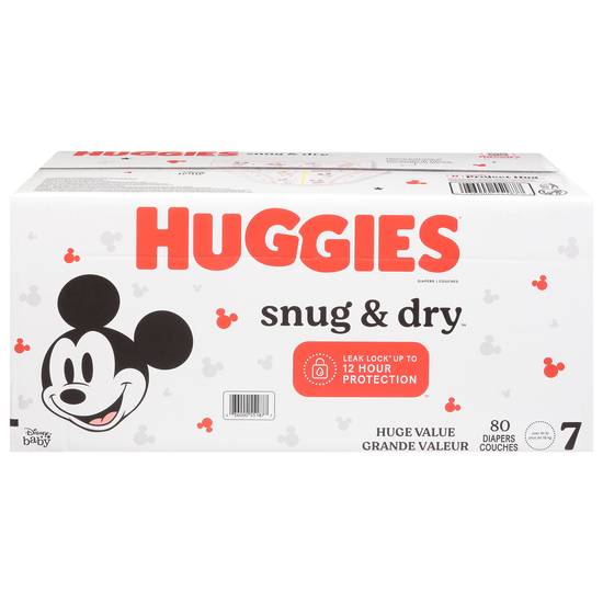 Huggies Disney Snug & Dry Baby Diapers (80 ct)