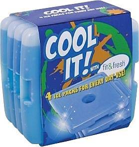 Fit & Fresh Cool Coolers Lunch Ice Packs, 4/Pack (336KFF)