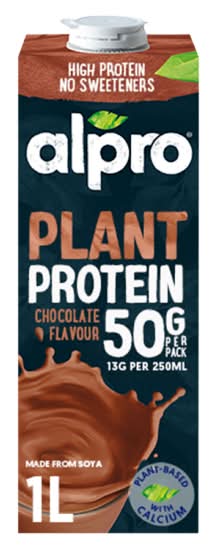 Alpro Chocolate, Plant Protein Soya Drink (1L)