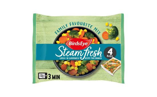 Birds Eye 4 Steamfresh Family Favourite Mix 540g