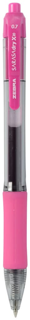 Zebra Sarasa Dry X20 Retractable Gel 0.7 Mm Pen - Fuchsia