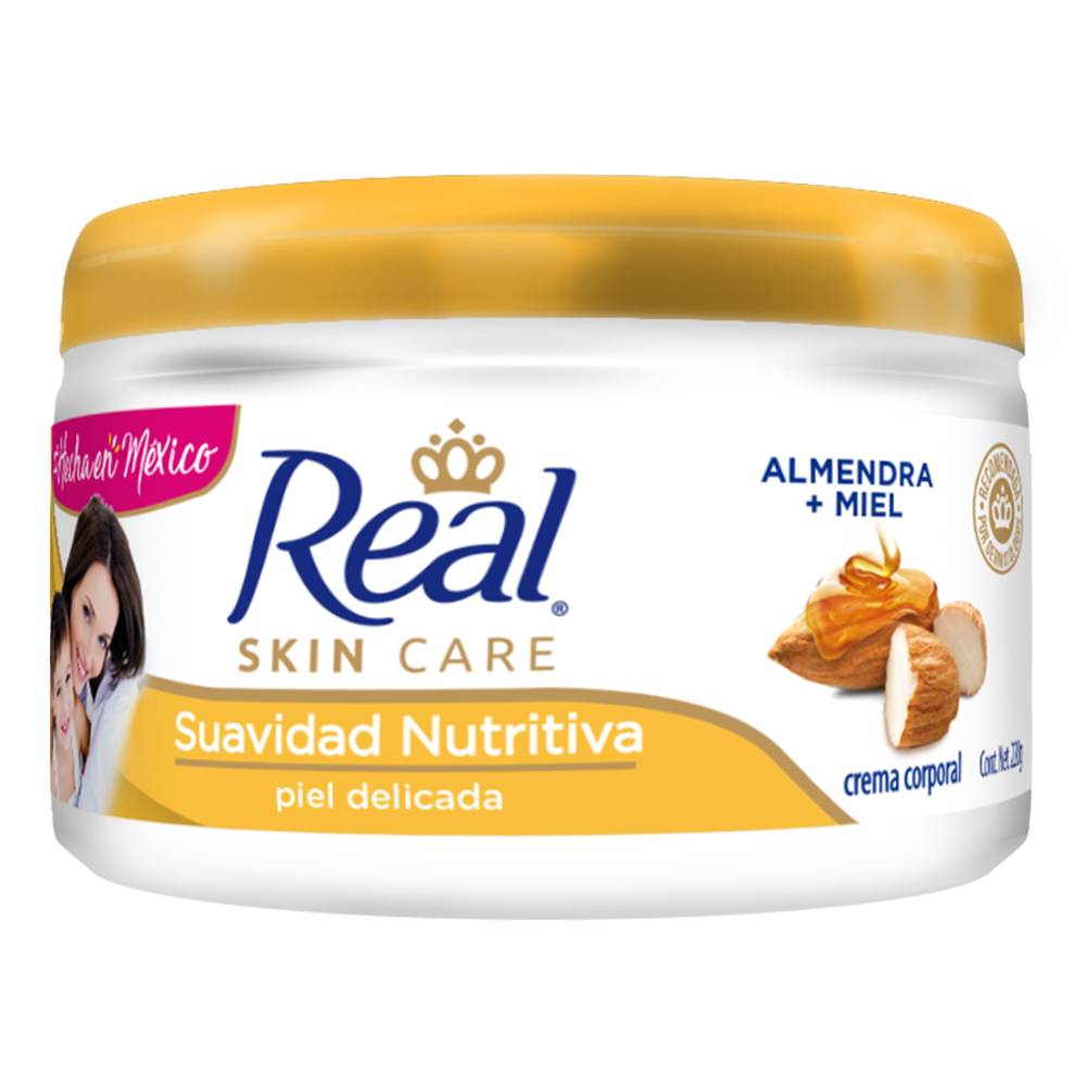 Real skin care crema corporal suavidad nutritiva (tarro 220 g)