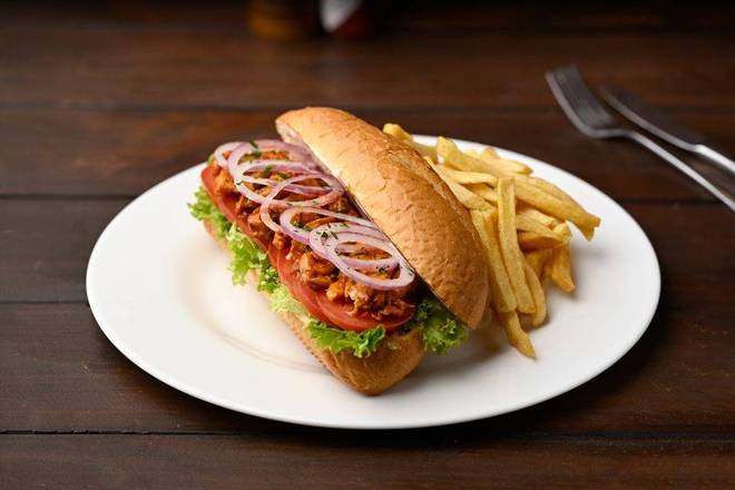 BBQ Chicken Club Sandwich