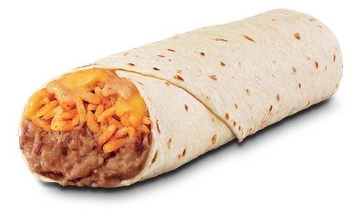 Cheesy Bean & Rice Burrito