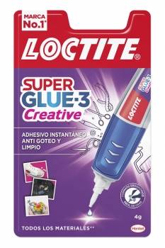 Pegamento Loctite Súper Glue SG-3 Creative 4 g