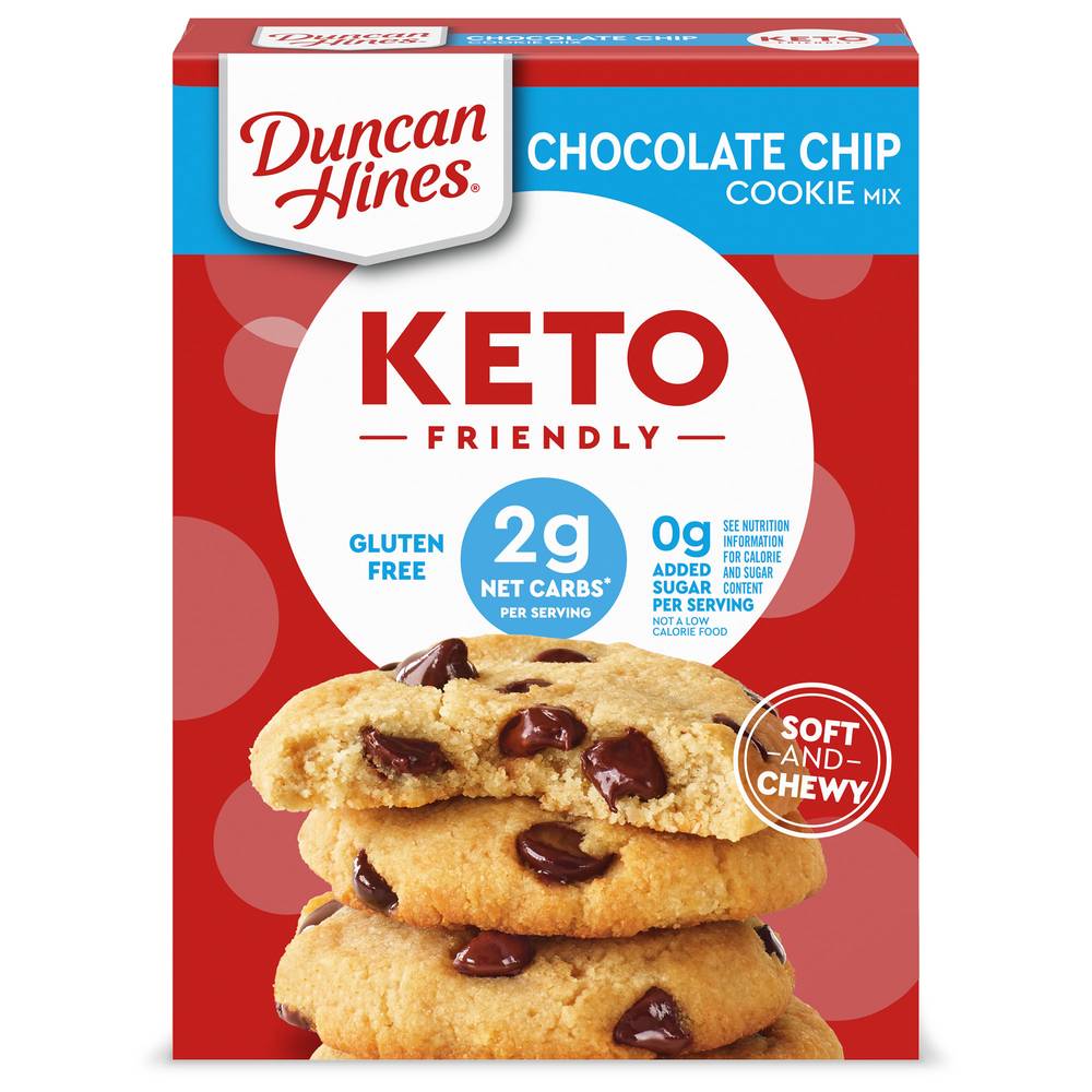 Ducan Hines Keto Friendly Chocolate Chip Cookie Mix (8.8 oz)