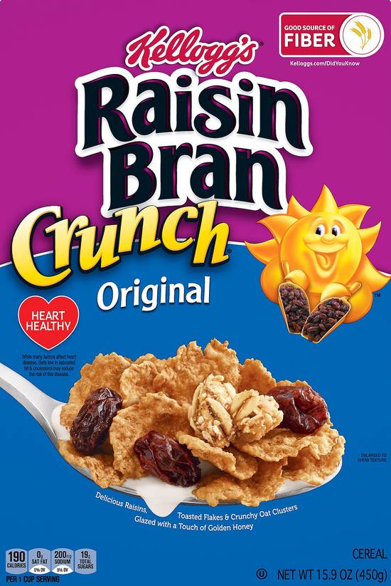 Kellogg's Raisin Bran Crunch Original Cereal