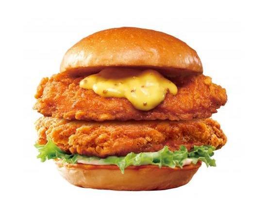 【単品】ダブルハニーマスタードチキンフィレバーガー Double Honey Mustard Chicken Fillet Burger